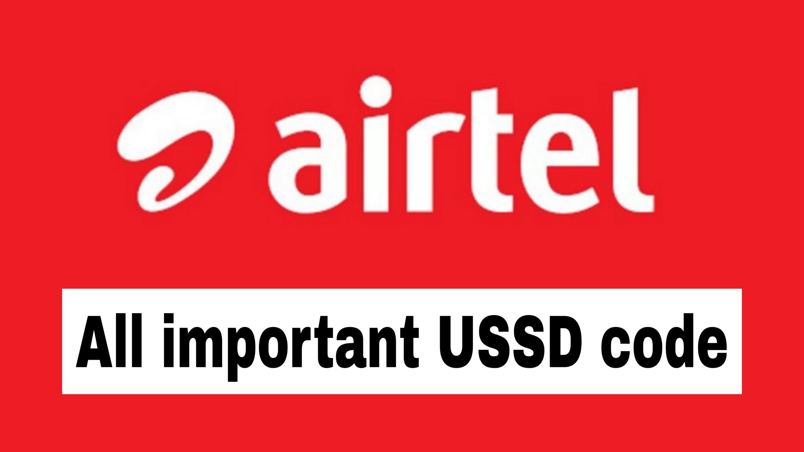 Airtel number check code 